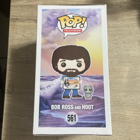 Funko Pop! Bob Ross and Hoot #561 CHASE Limited Edition - Picture 4 of 5